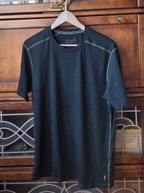 SMARTWOOL short-sleeve T-shirt, blend of 56% Merino wool